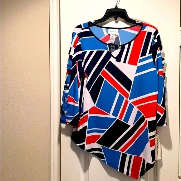 Alfred Dunner Geometric Print New - Picture 1 of 8